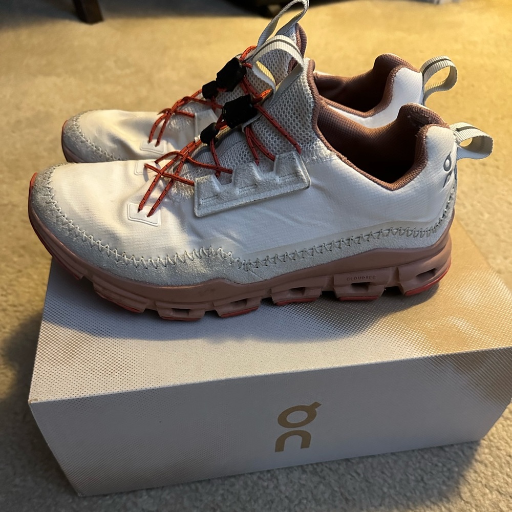 On cloud shoes